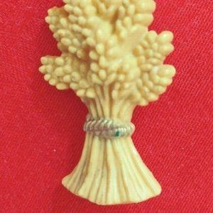 4 for $10 VTG HALLMARK YELLOW CELLULOID PIN